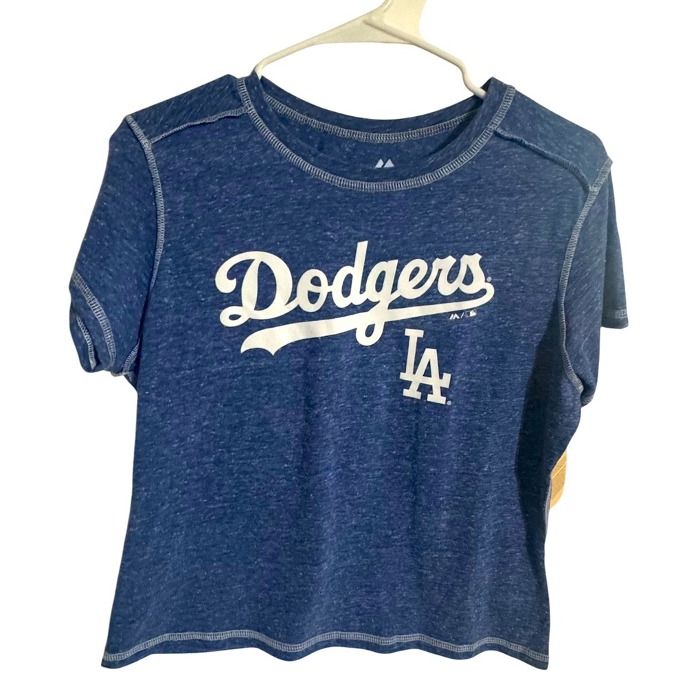 Majestic Dodgers LA Navy Blue Short Sleeve Tee